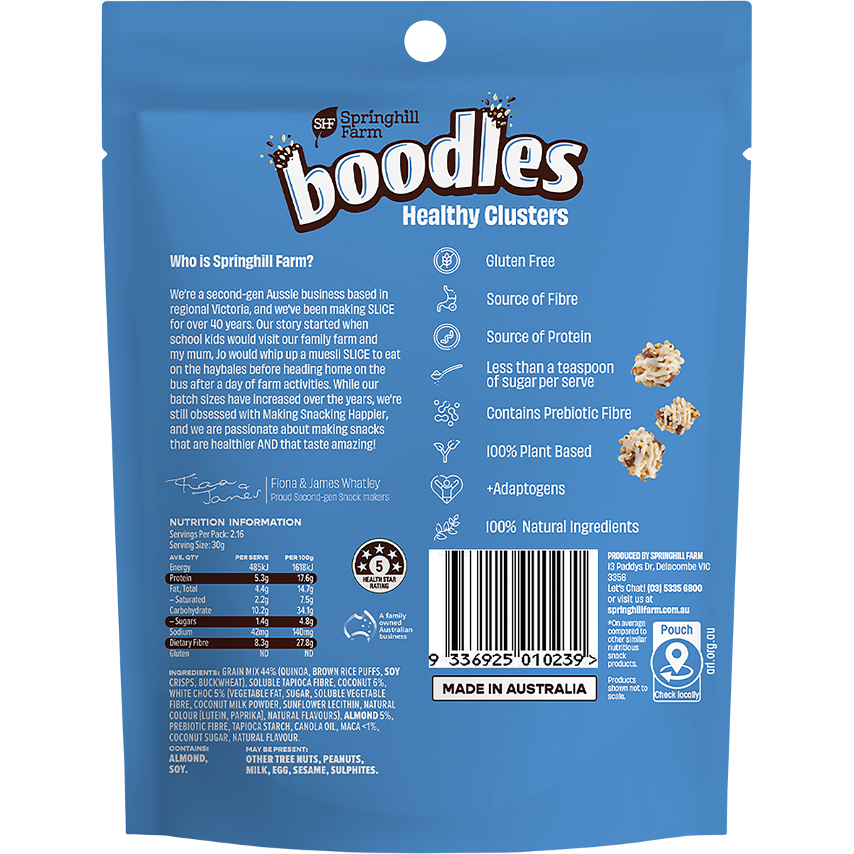 Boodles Healthy Clusters BLISS Coconut & Almond