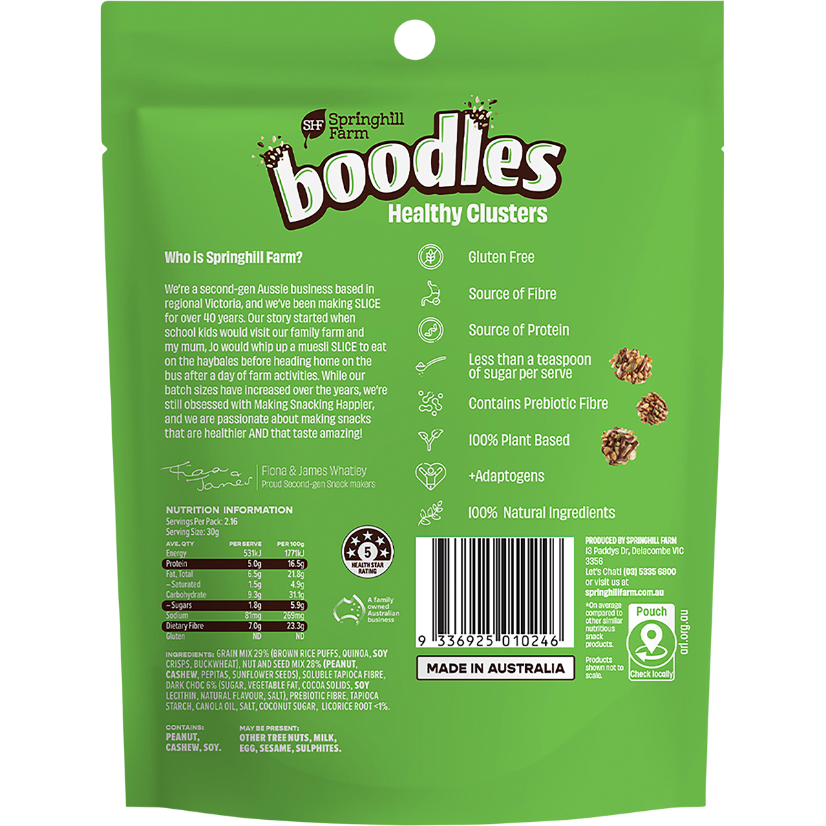 Boodles Healthy Clusters DIGEST Salted Nuts & Seeds