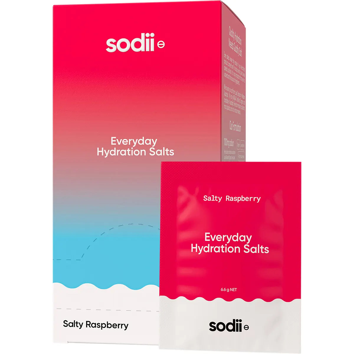 Sodii Everyday Hydration Salts Salty Raspberry 30pk