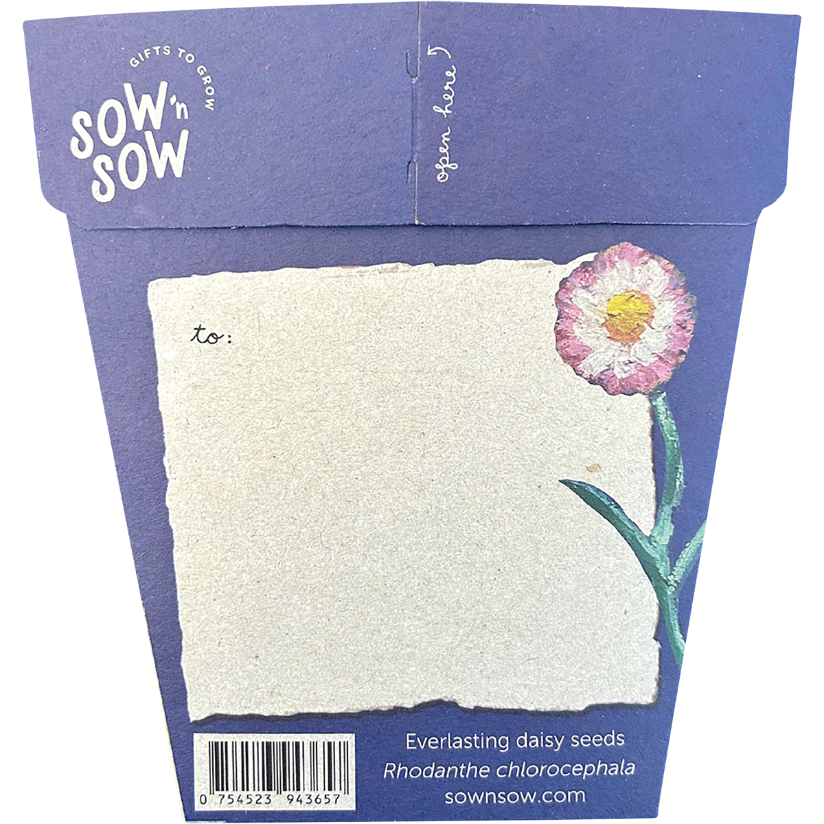 Gift of Seeds With Sympathy