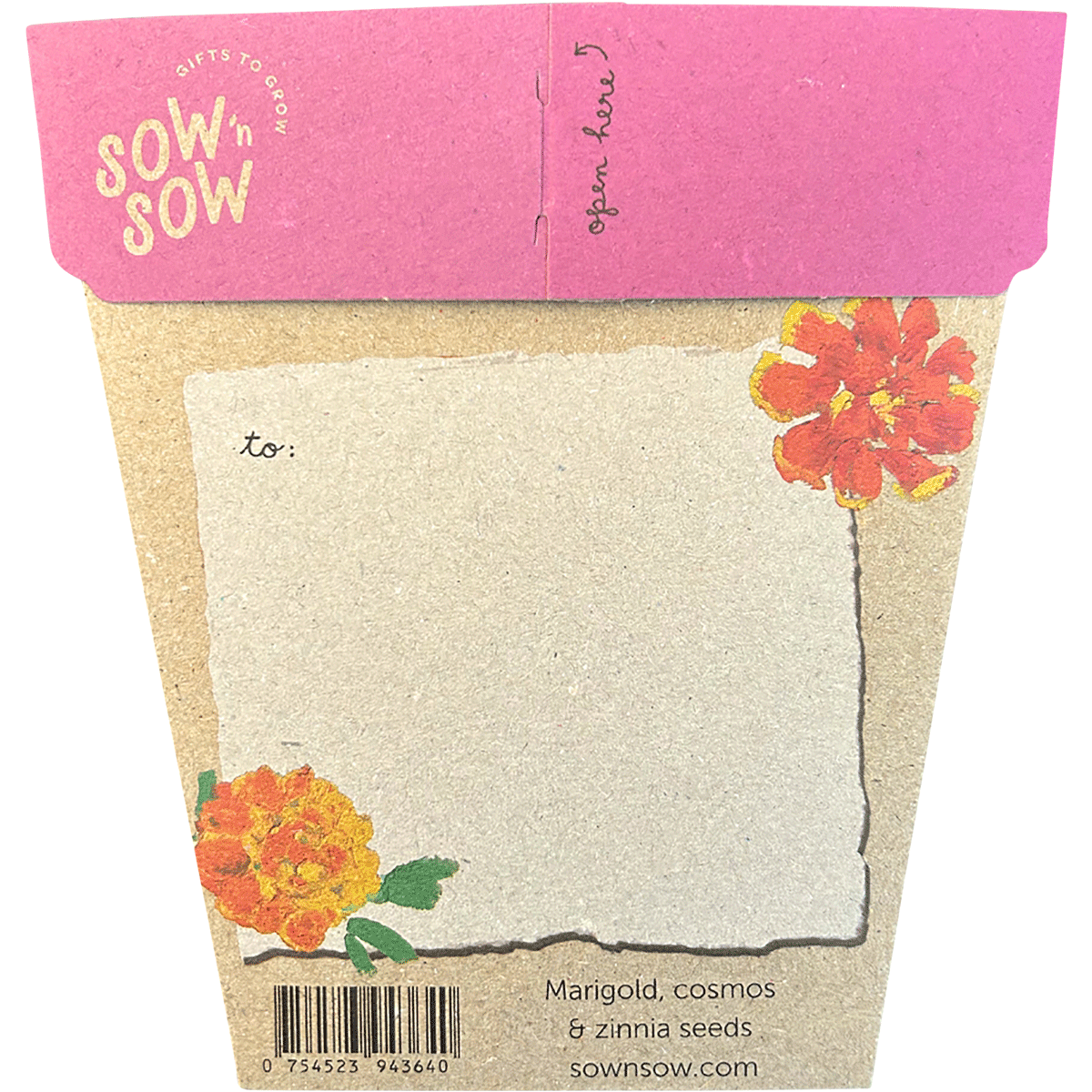 Gift of Seeds Thanks a Bunch