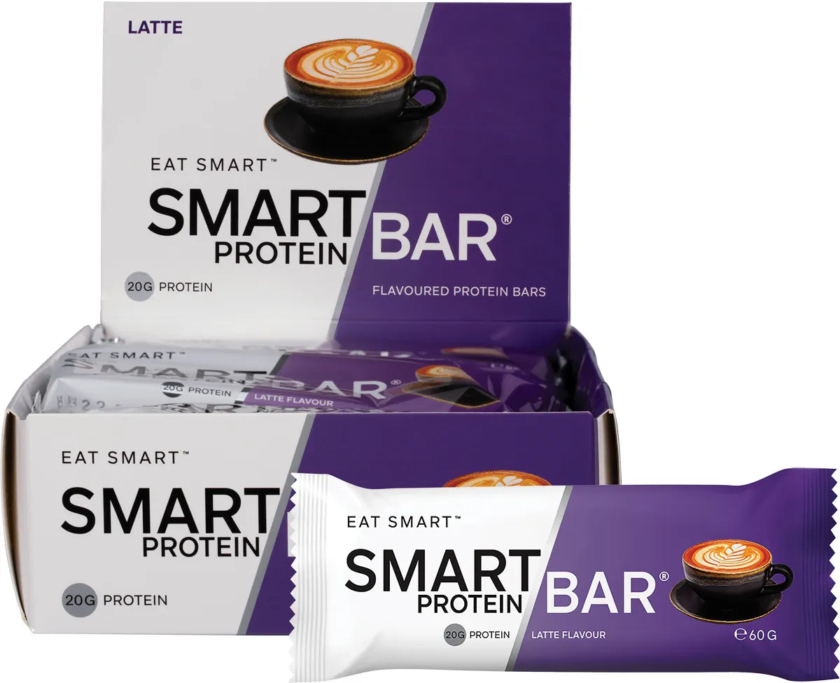 Smart Protein Bar Latte Flavour Protein Bar 12x60g