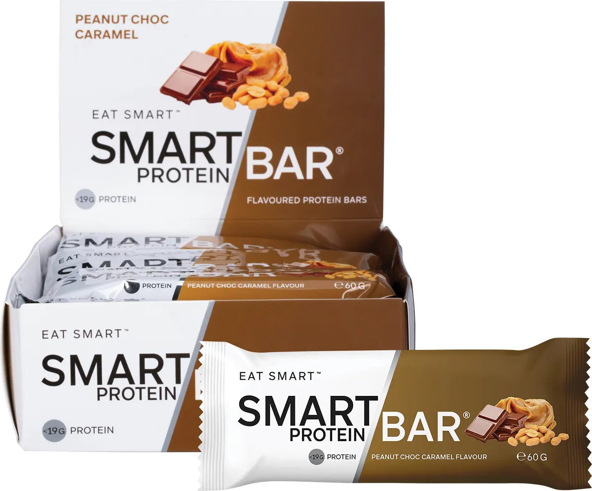 Smart Protein Bar Peanut Choc Caramel Flavour Protein Bar 12x60g
