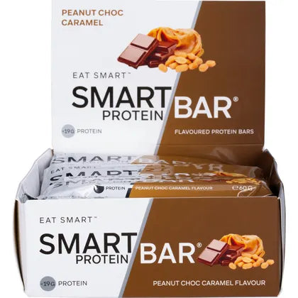 Smart Protein Bar Peanut Choc Caramel Flavour Protein Bar 12x60g
