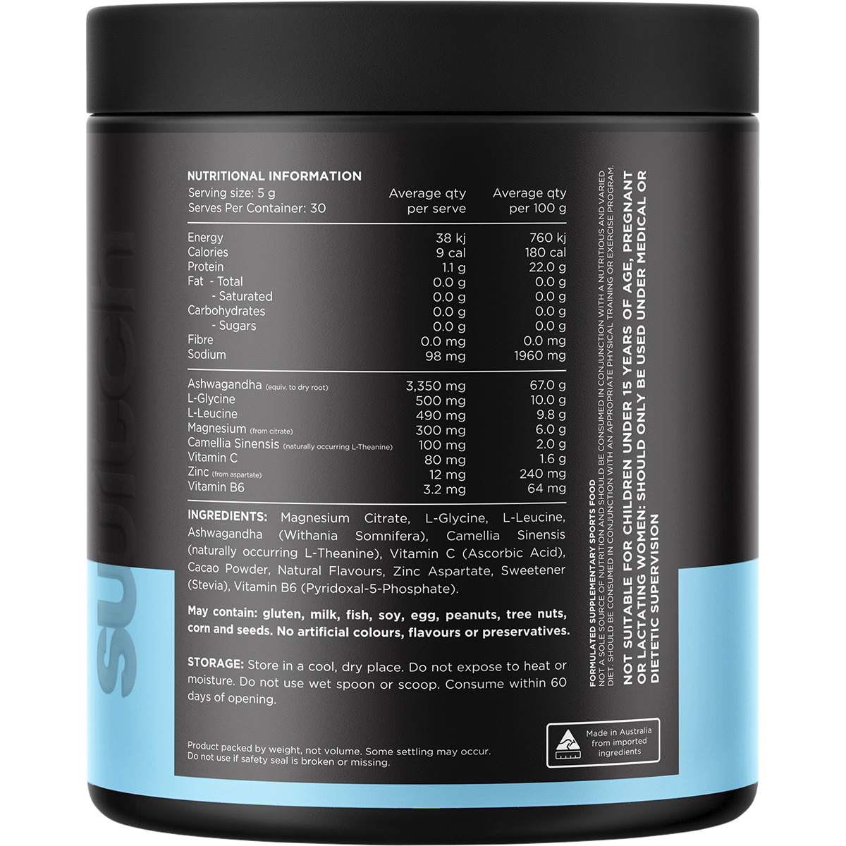 Adrenal Magnesium Support Powder Chocolate
