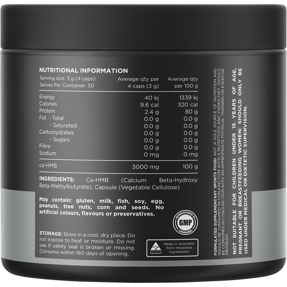 HMB Ca-Beta-Hydroxy Beta-Methylbutyrate
