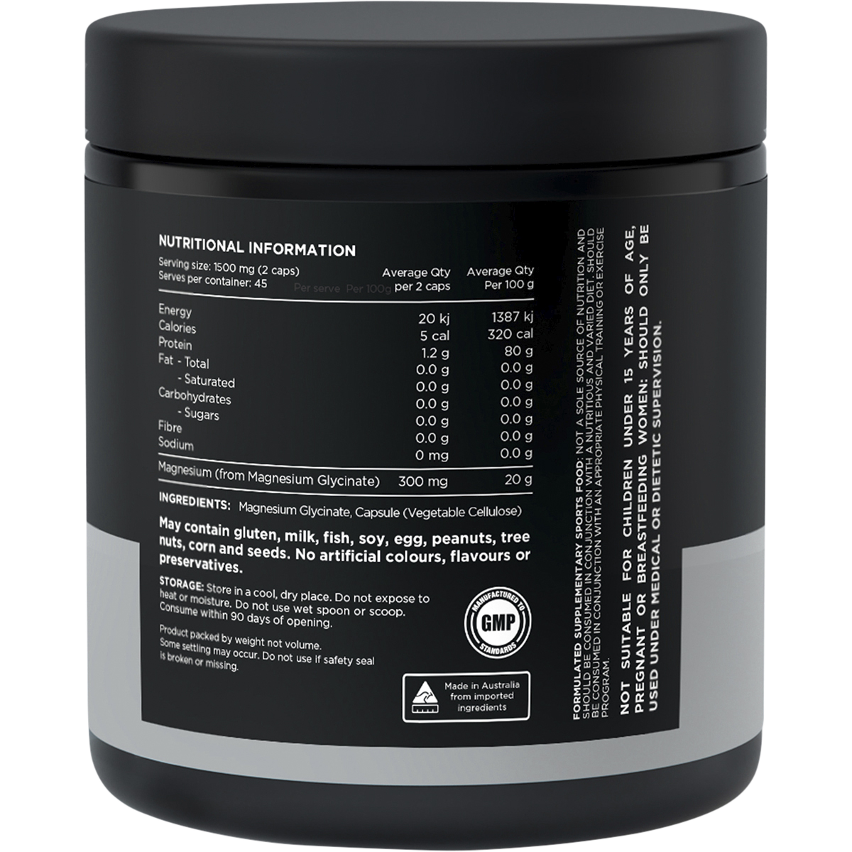 Mag Gly 100% Pure Magnesium Glycinate