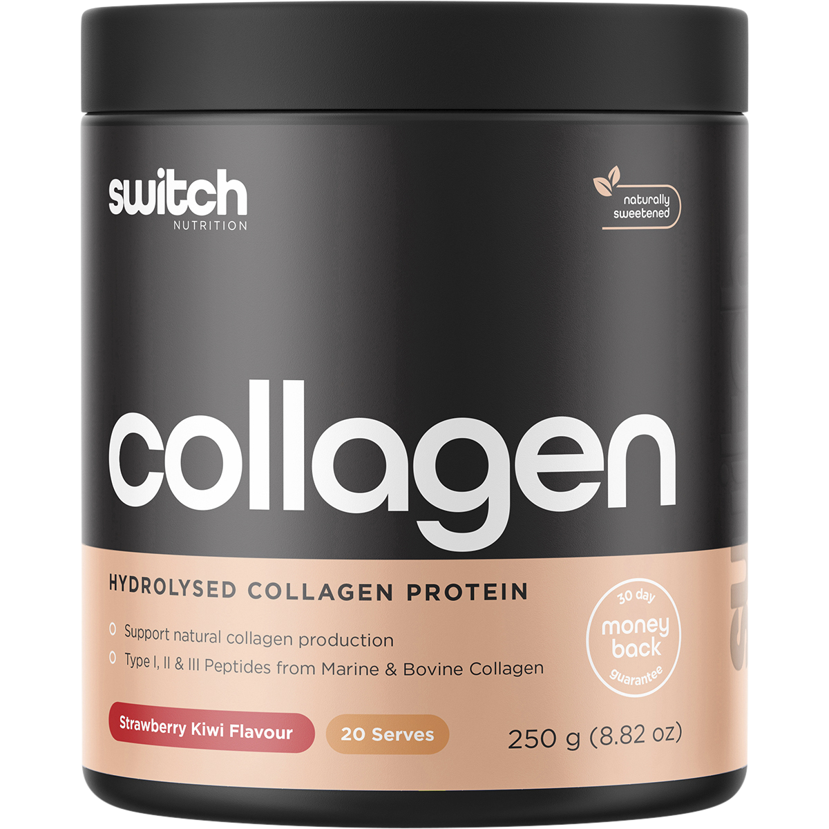 Hydrolysed Collagen Protein Strawberry Kiwi