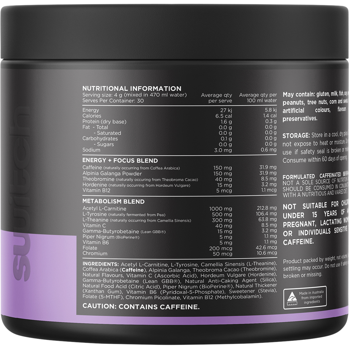 Thermal Thermogenic Energy Formula Strawberry Burst