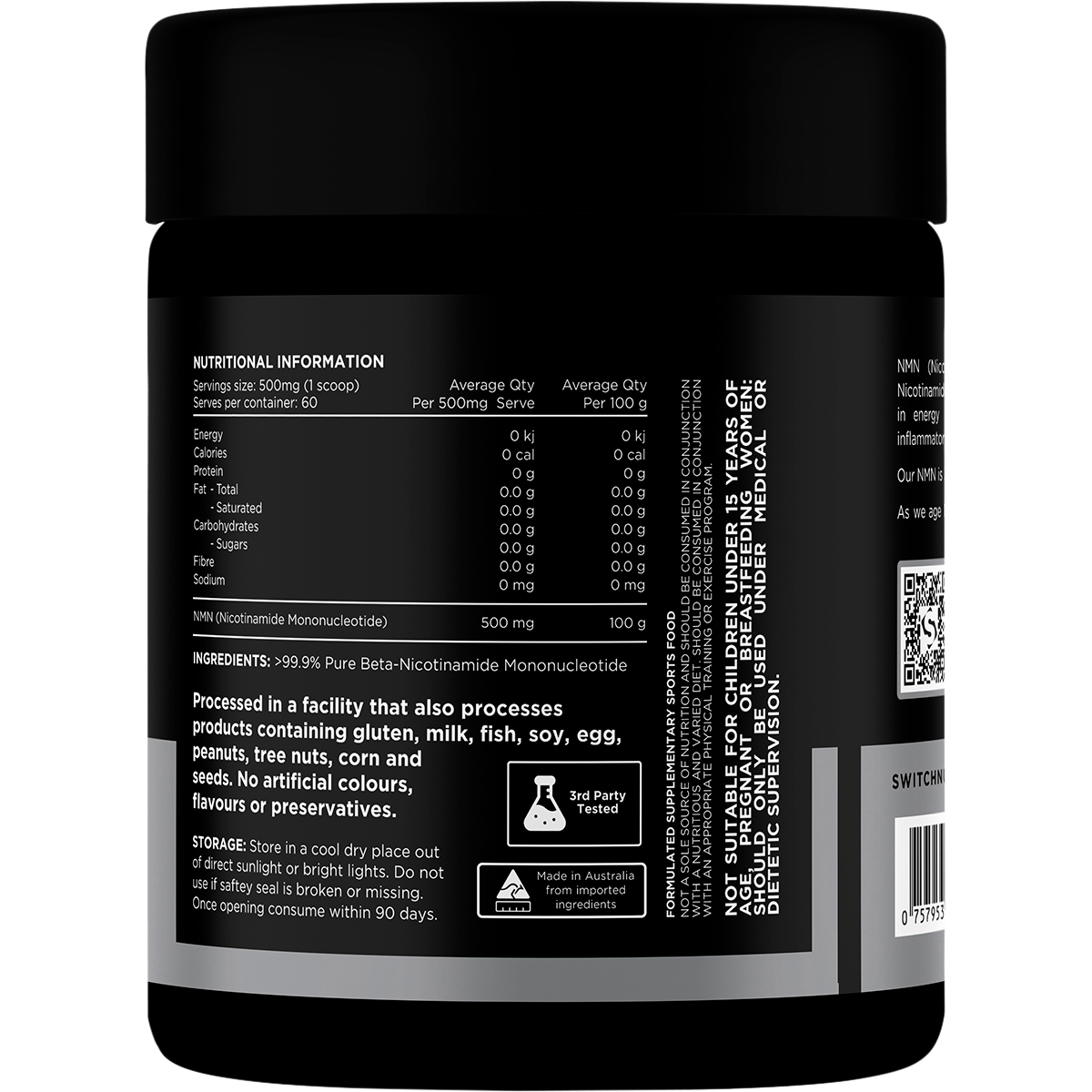 NMN Pure Nicotinamide Mononucleotide Powder