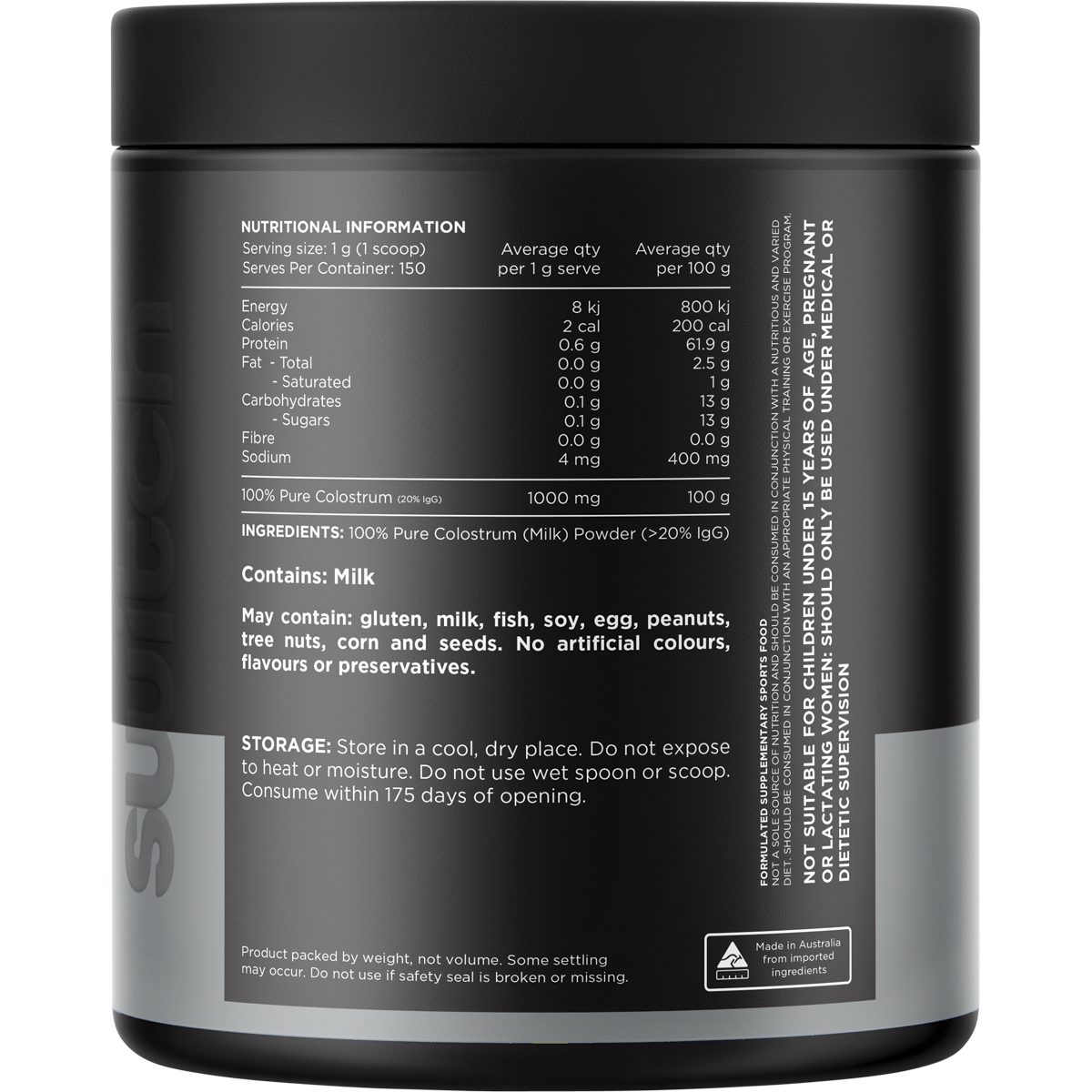 Colostrum 100% Pure Colostrum Powder