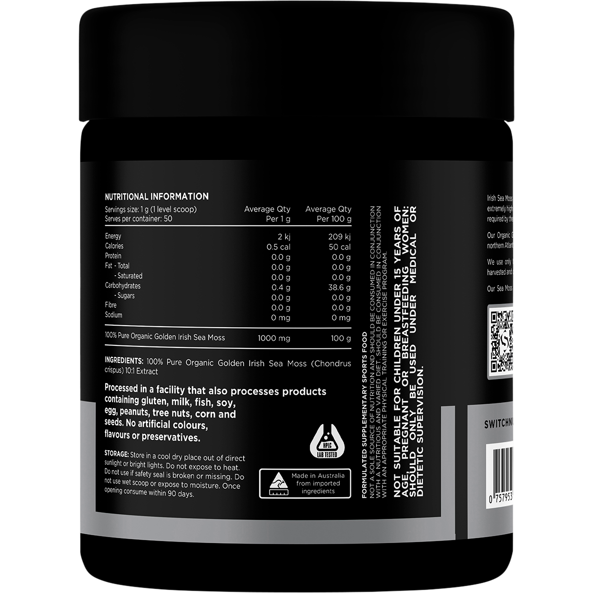 Sea Moss 100% Pure Golden Irish Sea Moss