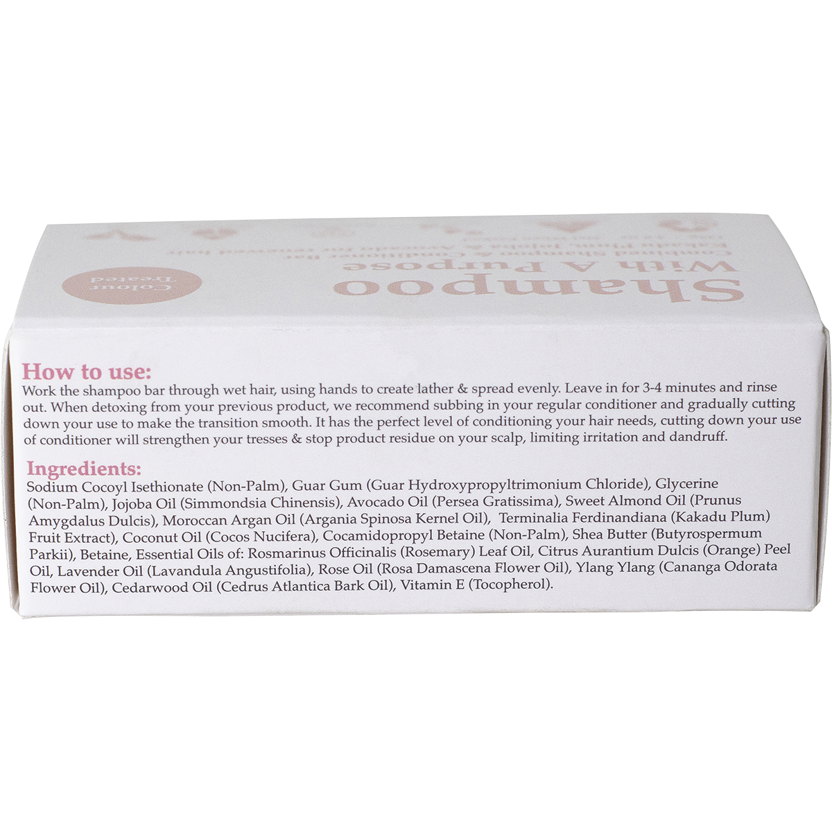 Shampoo & Conditioner Bar Colour Treated Hair