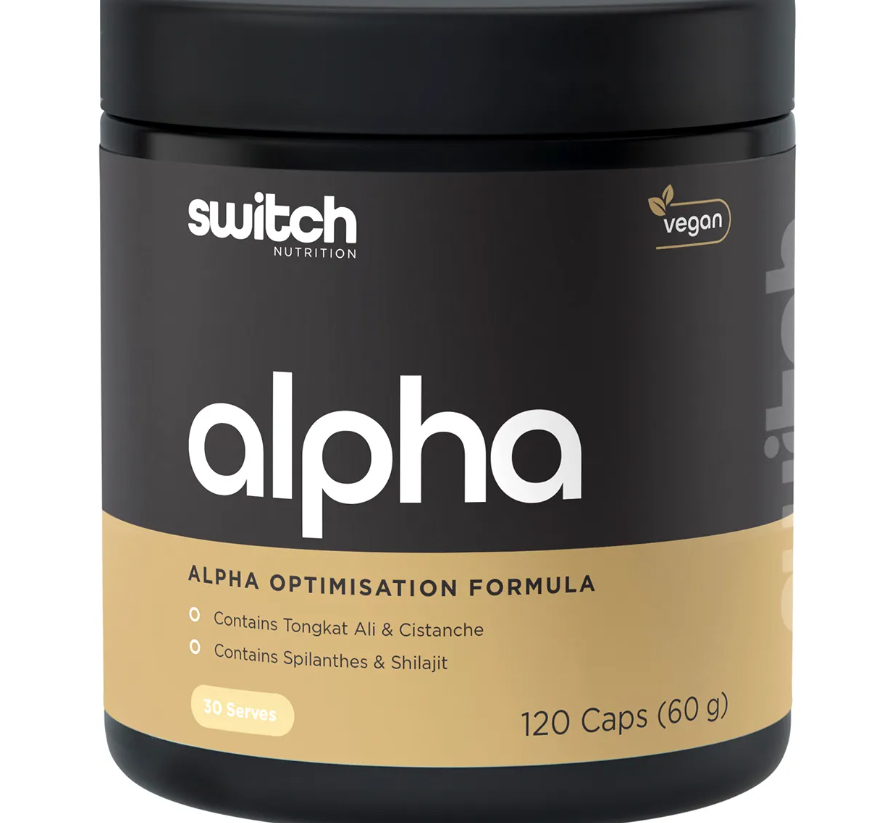 Switch Nutrition Alpha Male Support Formula 120 Caps