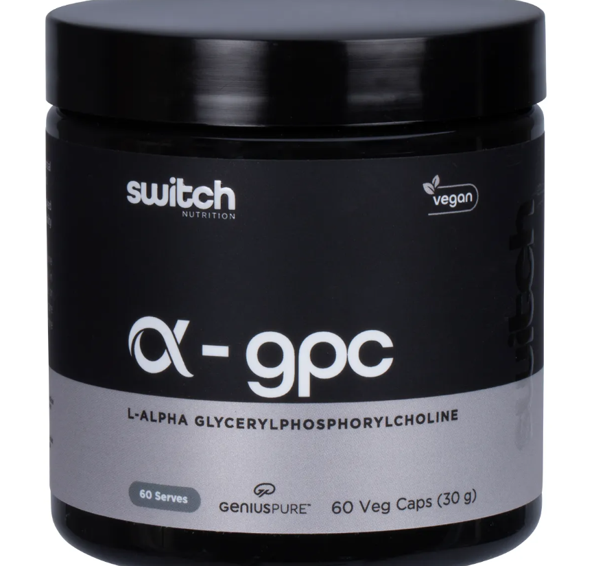 Switch Nutrition Alpha GPC L-Alpha Glycerylphosphorylcholine 60 Caps