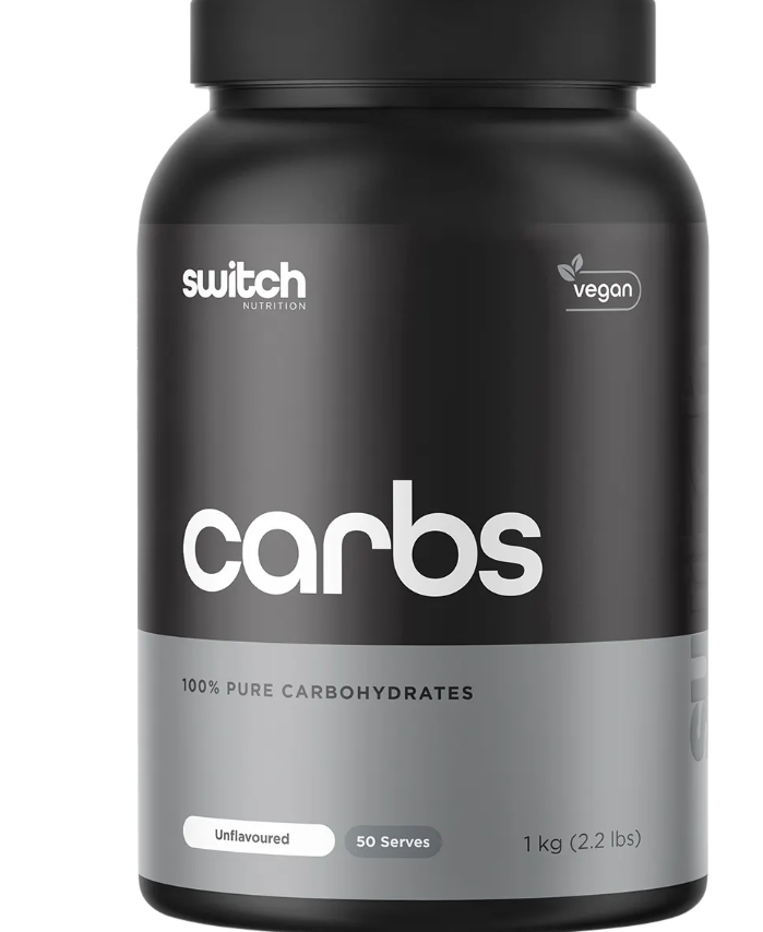 Switch Nutrition Carbs 100% Pure Carbohydrates Unflavoured 1kg