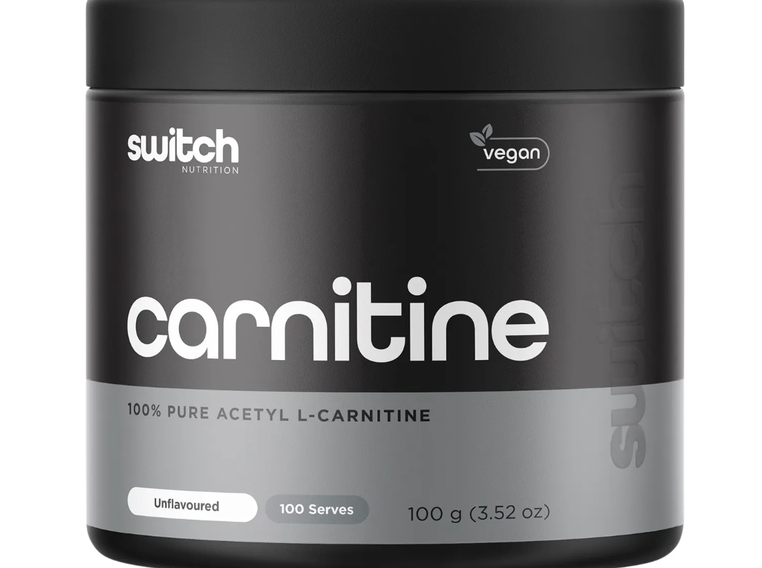 Switch Nutrition Carnitine 100% Pure Acetyl L-Carnitine Unflavoured 100g
