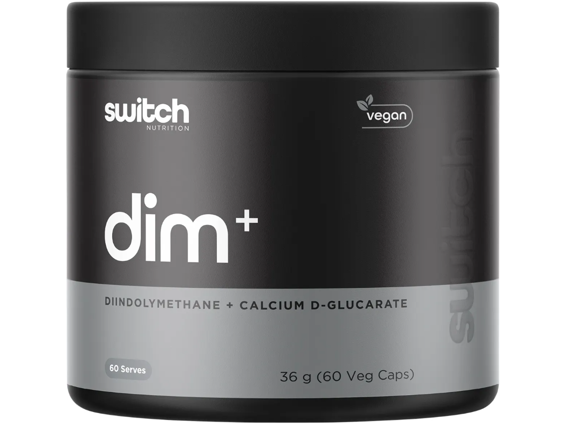 Switch Nutrition DIM+ Diindolylmethane+Calcium D-Glucarate 60 Caps