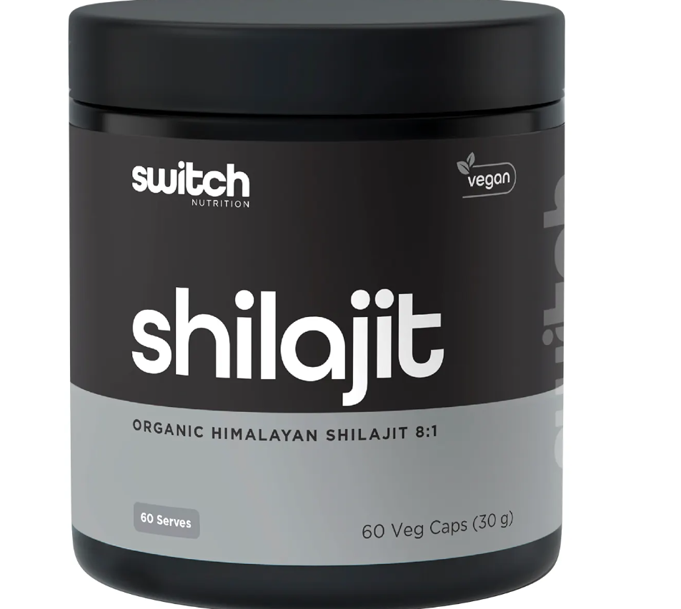Switch Nutrition Shilajit Organic Himalayan Shilajit 8:1 60 Caps