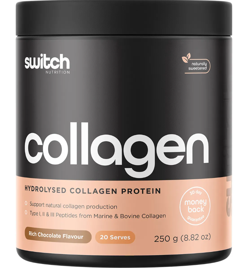 Switch Nutrition Hydrolysed Collagen Protein Rich Chocolate 250g