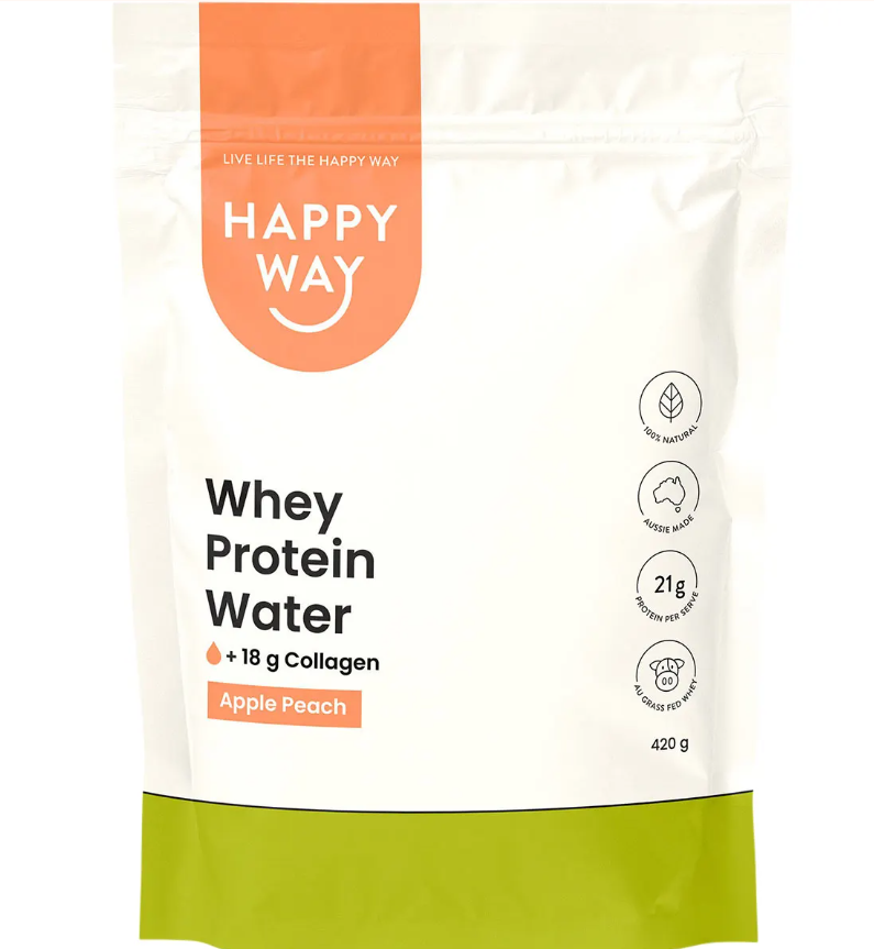 Happy Way Whey Protein Water Apple Peach 420g