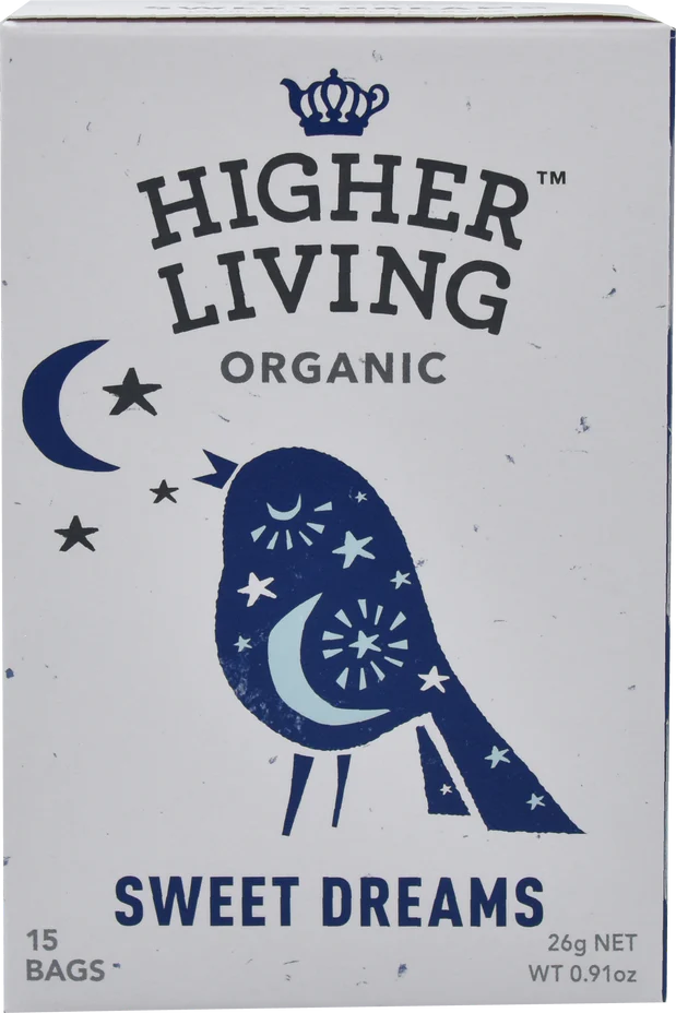 Higher Living Sweet Dreams Herbal Tea – 15 Tea Bags
