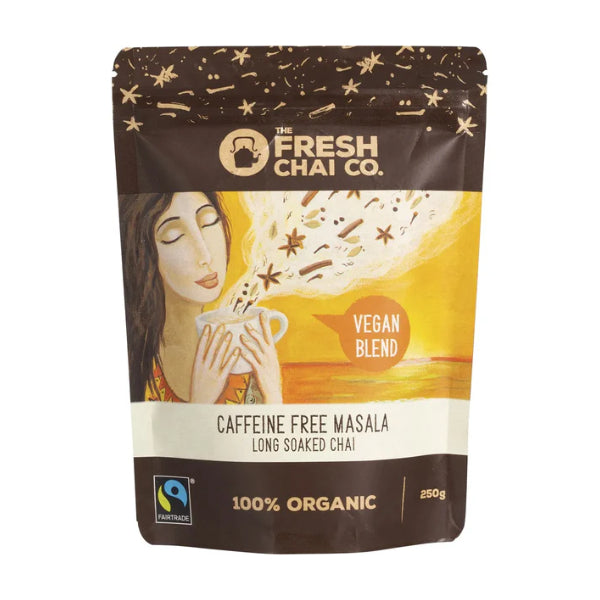 THE FRESH CHAI CO. Vegan Caffeine Free Masala Long Soaked Chai 250g