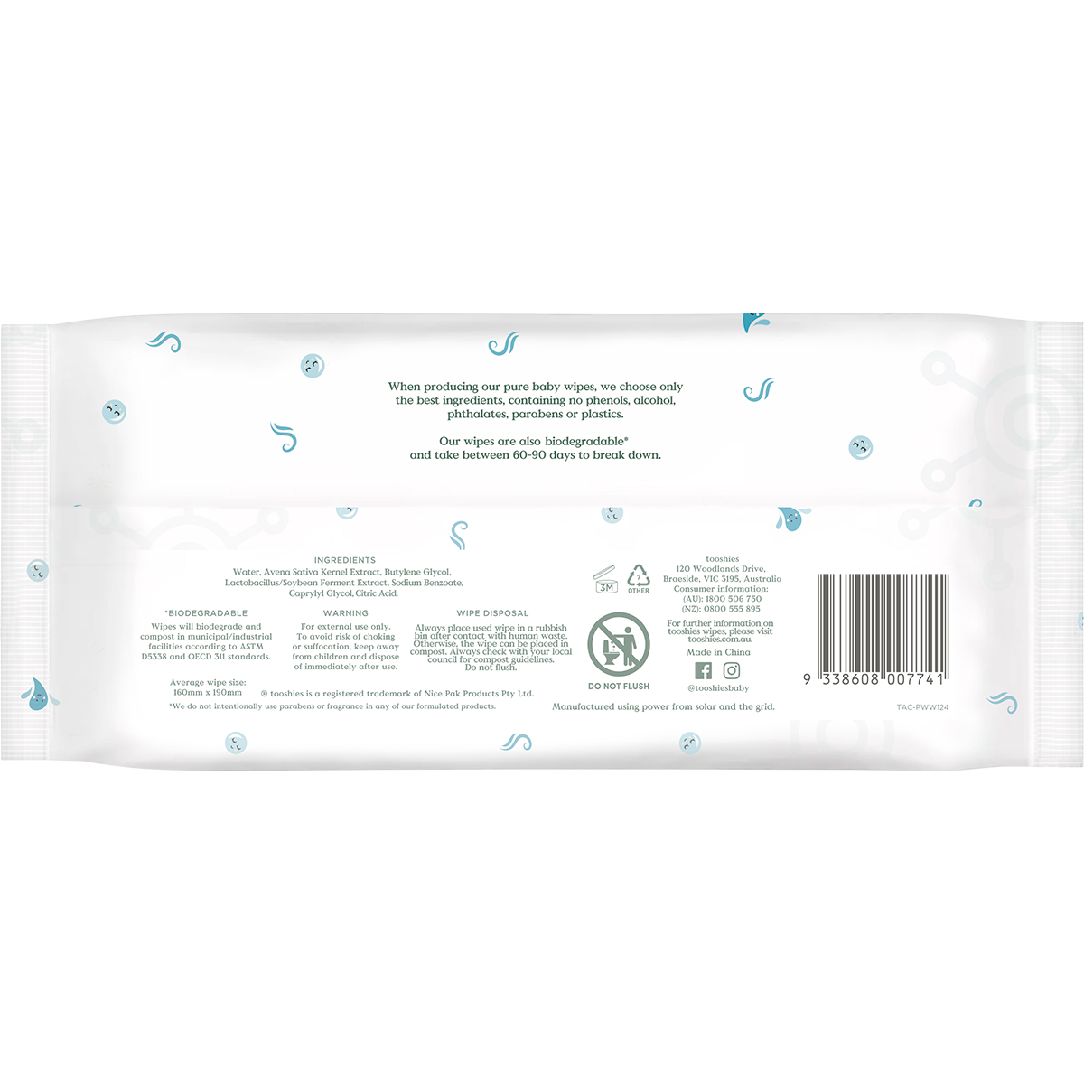 Probiotic Water Wipes