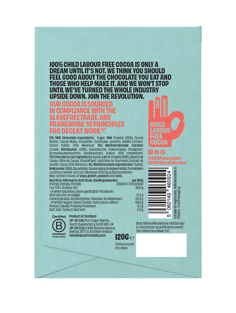 Up Up Original Milk Chocolate 130g
