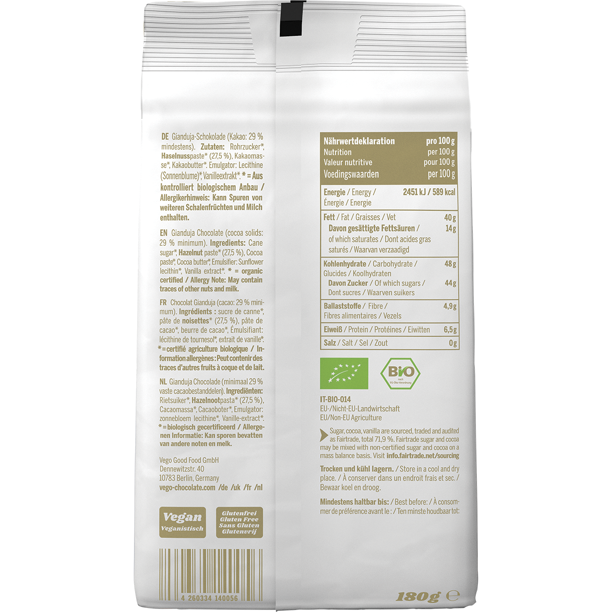 Vegolino Fine Nougat Pralines