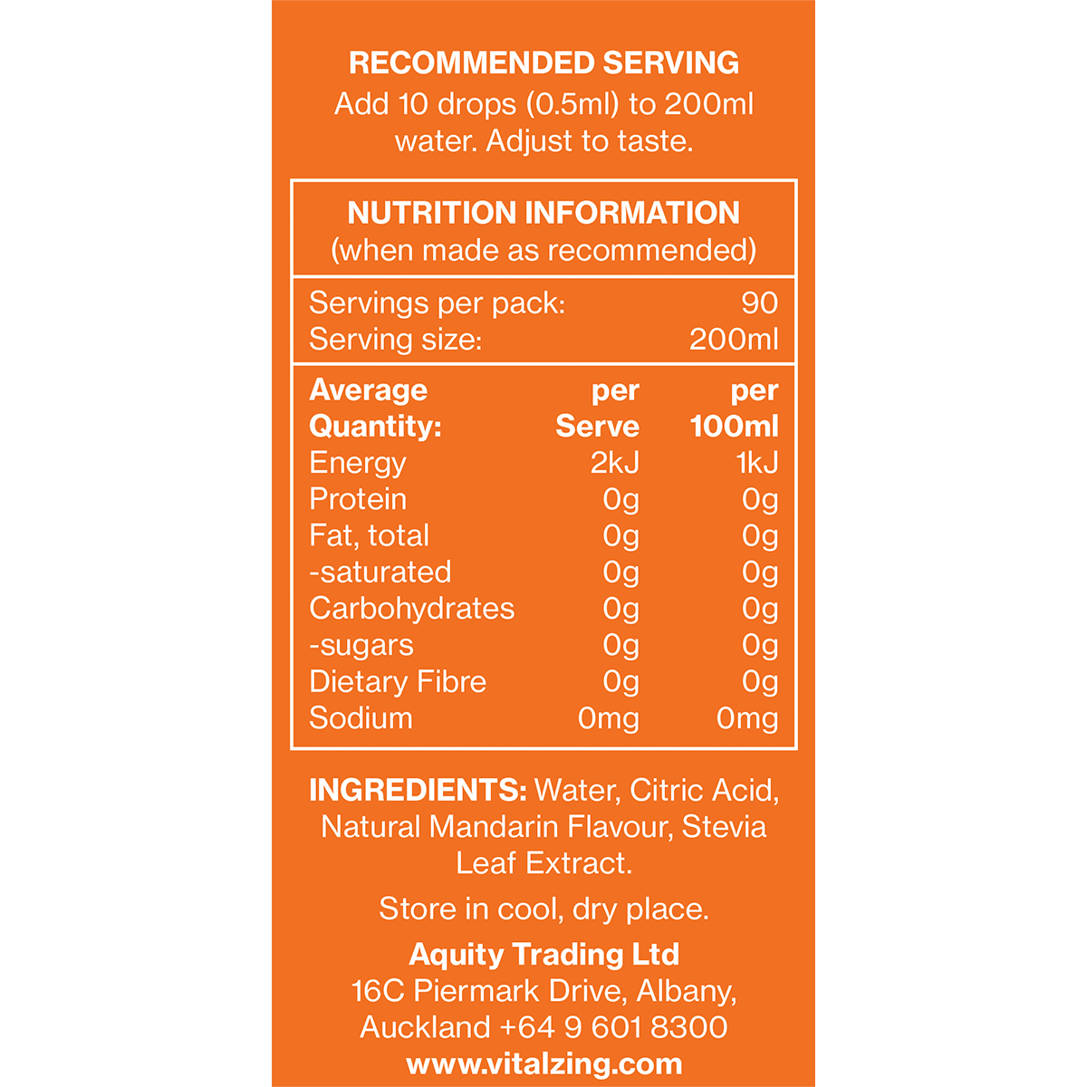 Water Drops Mandarin