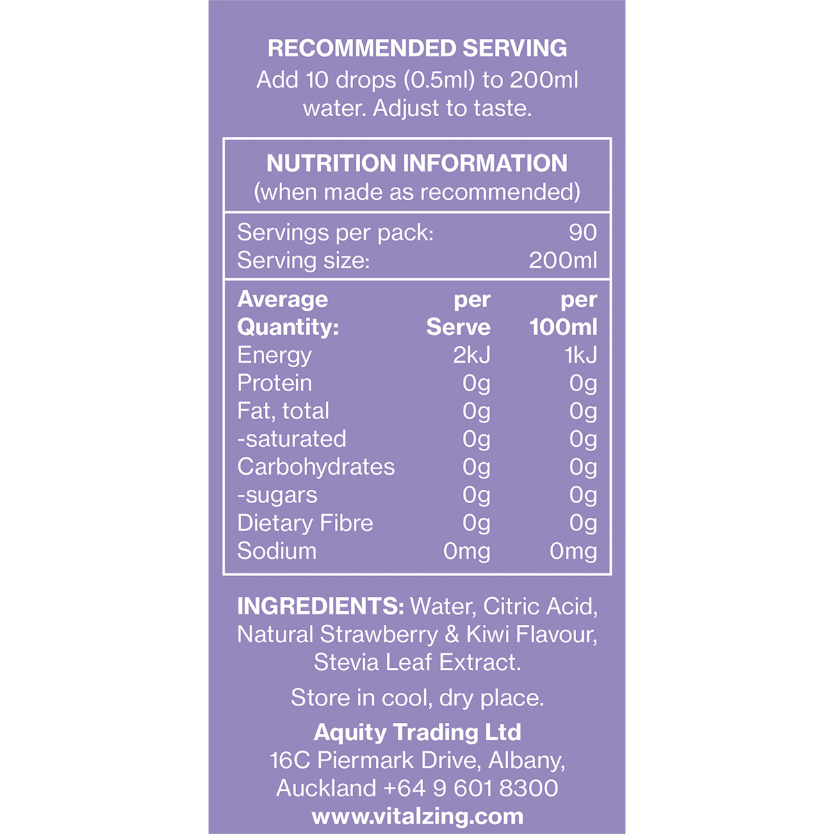 Water Drops Strawberry & Kiwi