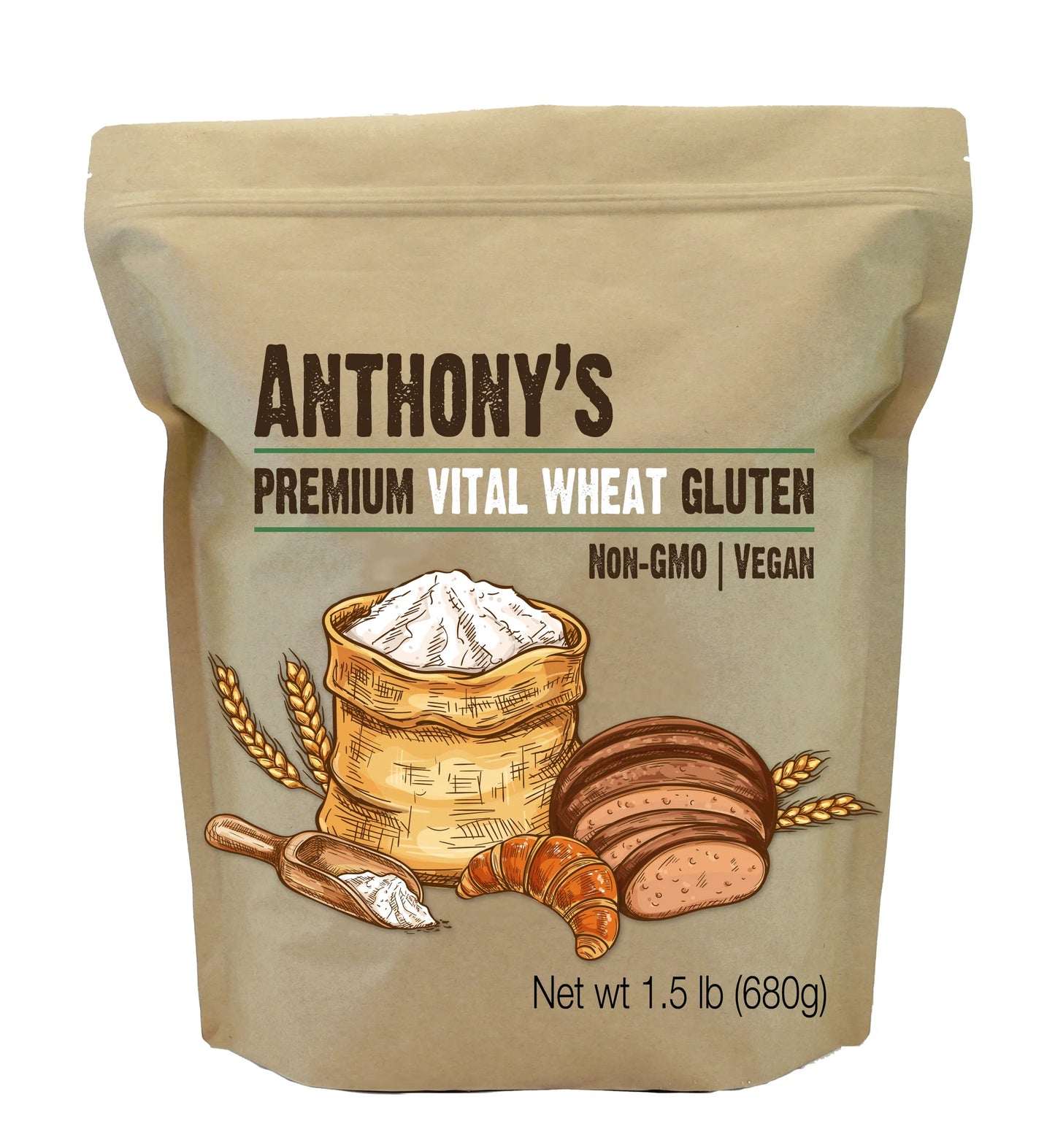 Anthony's Vital Wheat Gluten 1.5lb