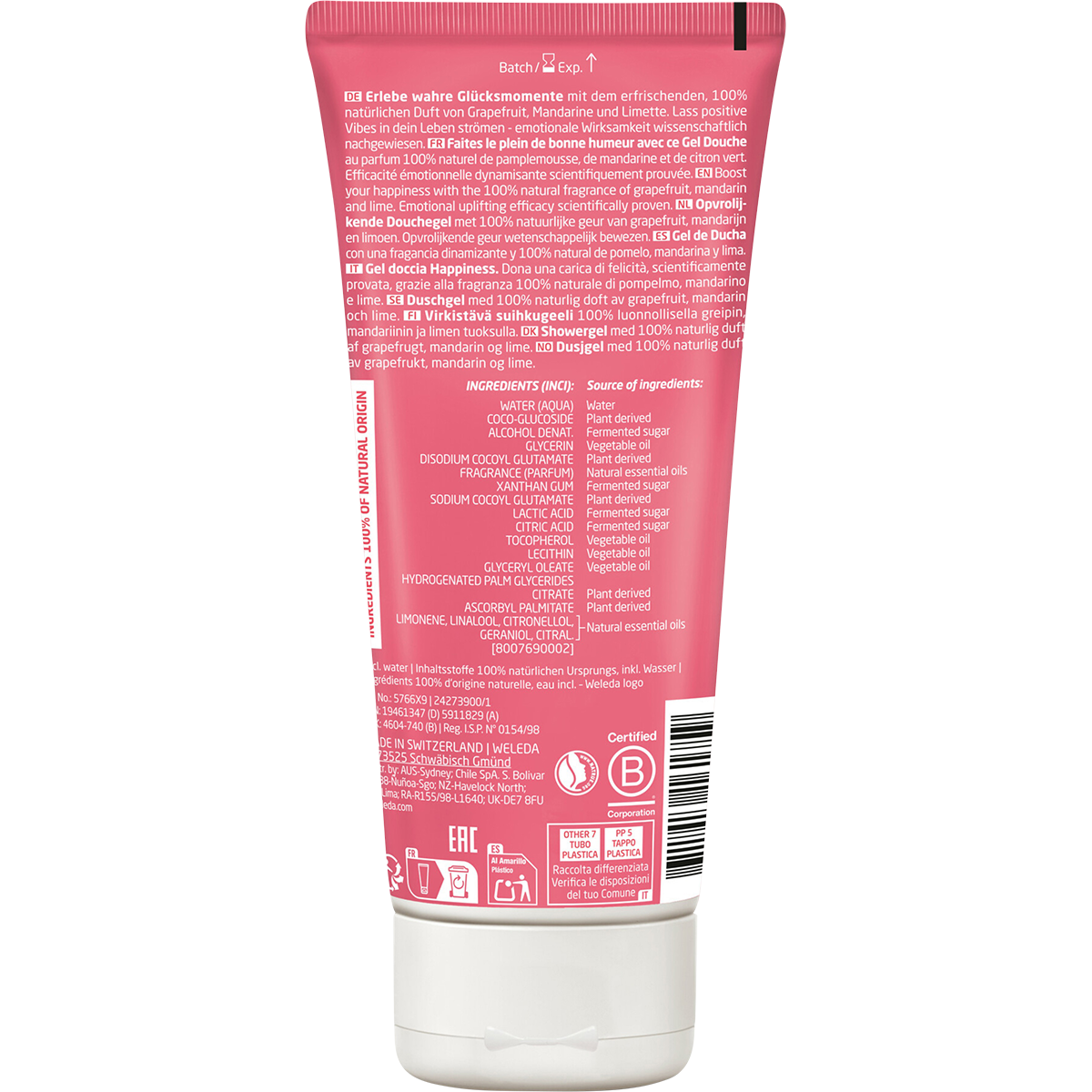 Happiness Shower Gel Grapefruit