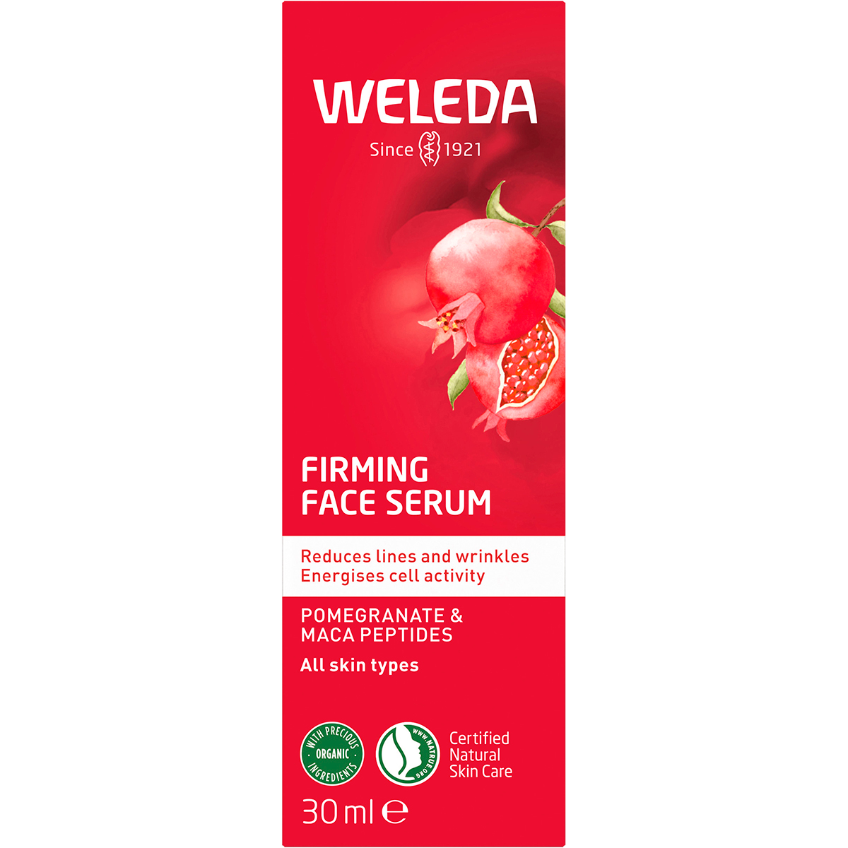 Firming Face Serum Pomegranate & Maca Peptides