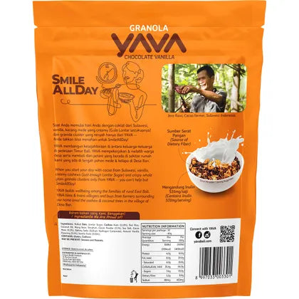 YAVA Granola Chocolate Vanilla 400g