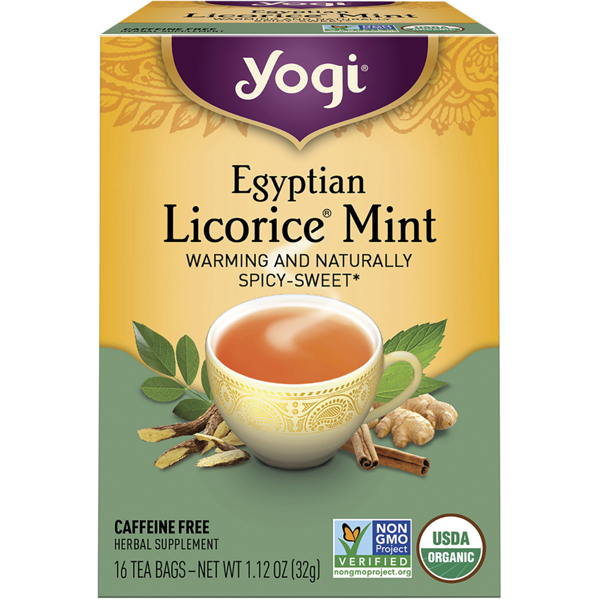Herbal Tea Bags Egyptian Licorice Mint