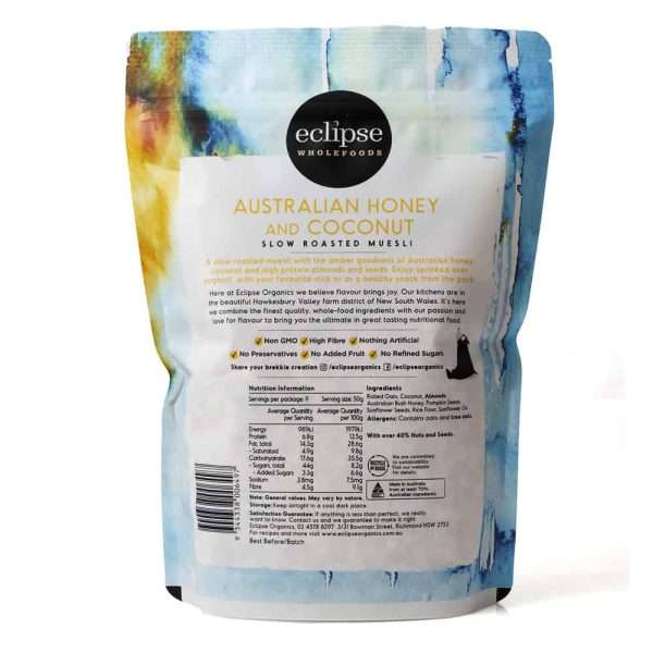 Eclipse Toasted Muesli – Australian Honey and Coconut