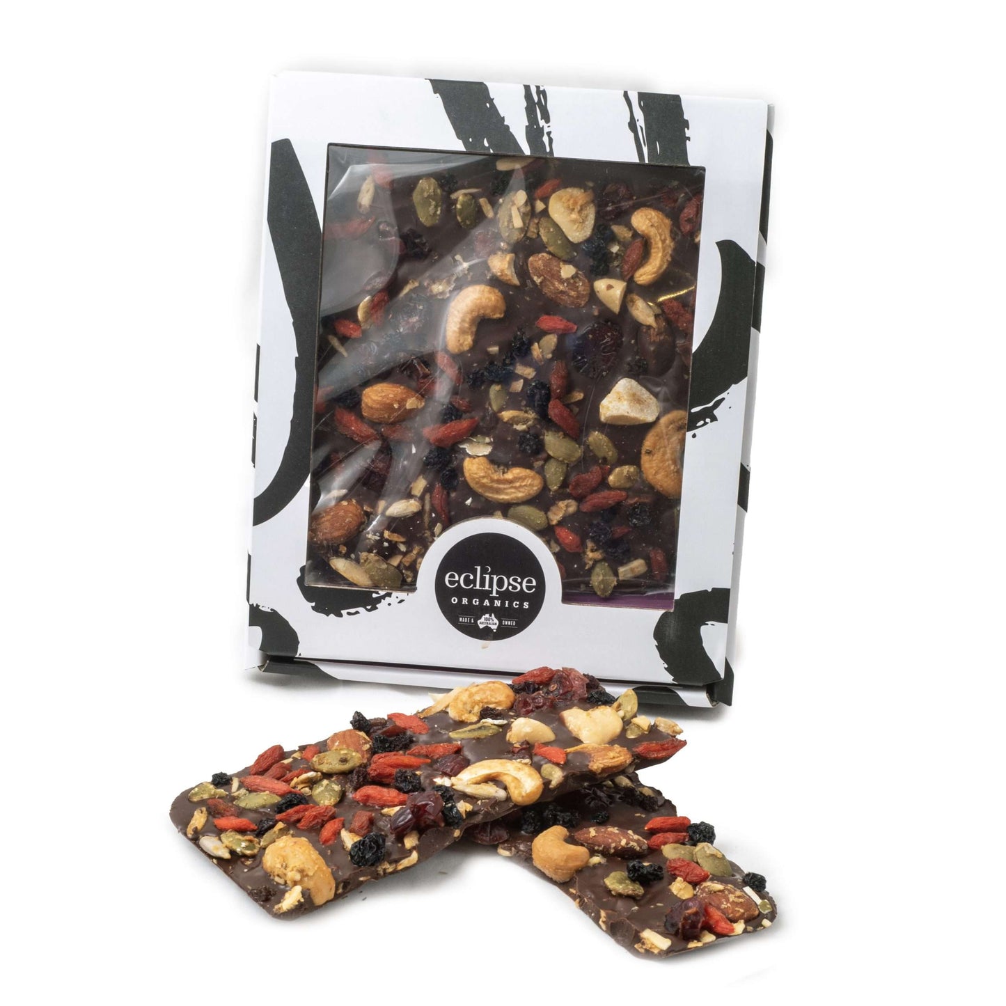 Eclipse Organic Dark Chocolate Paleo Fruit and Nut Muesli Bark