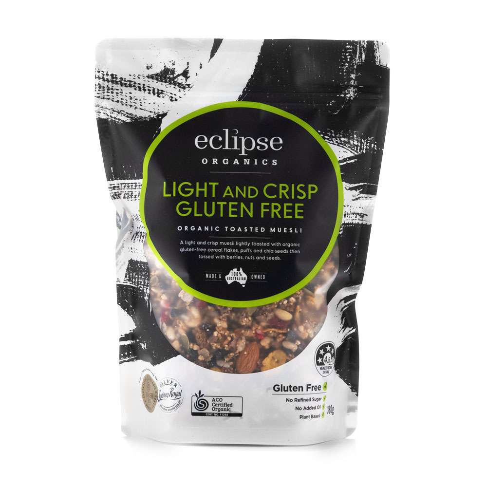 Eclipse Organic Toasted Muesli – Light and Crisp Gluten-Free