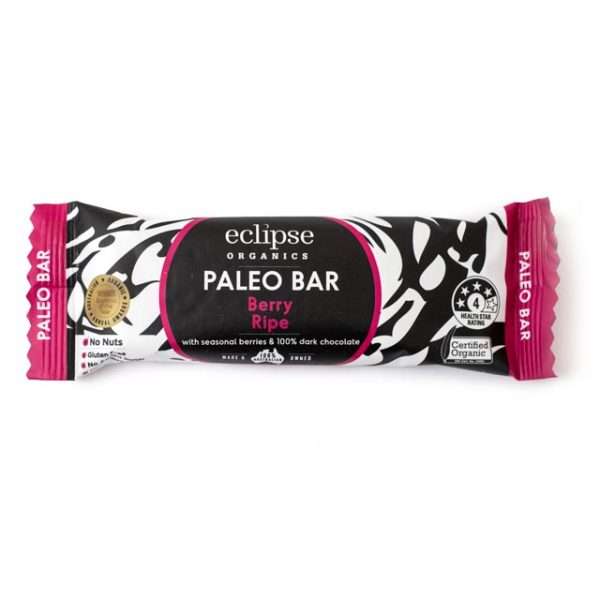Eclipse Organic Paleo Bar – Berry Ripe 45gx12 Box (540g)