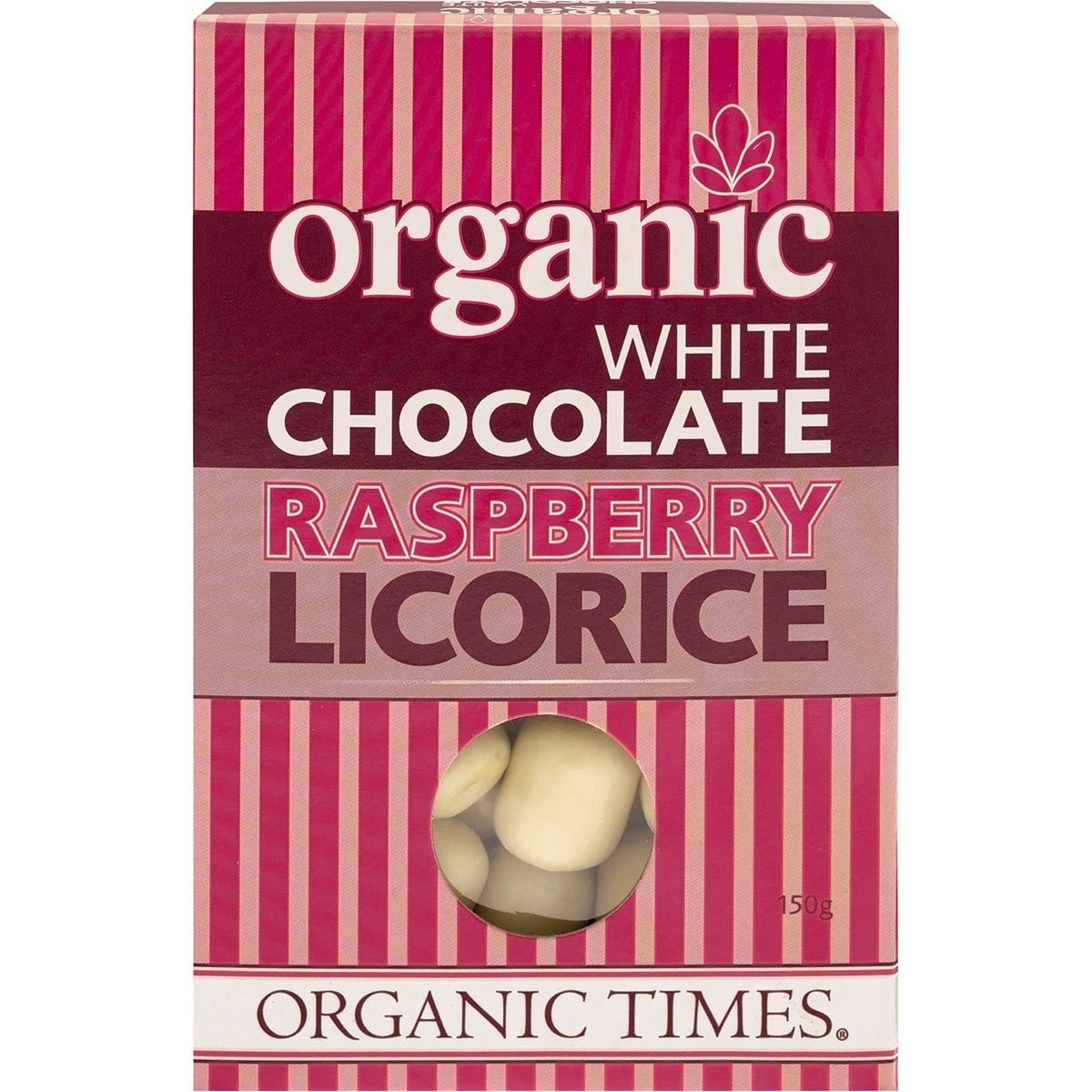 Organic Times White Chocolate Raspberry Licorice