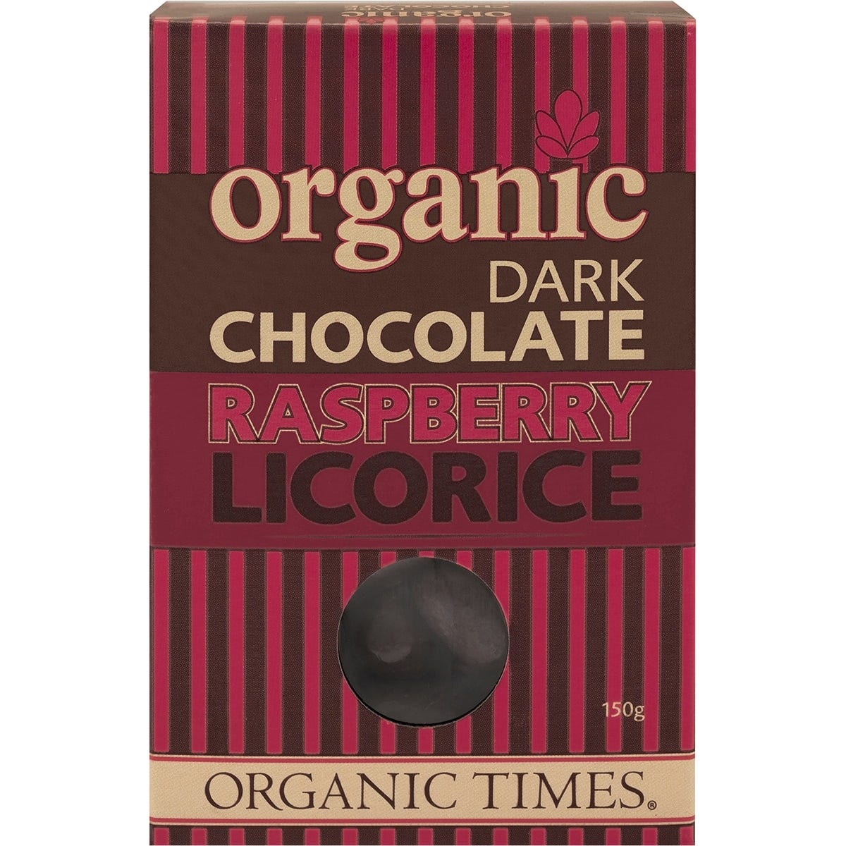 Organic Times Dark Chocolate Raspberry Licorice
