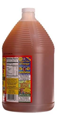 Bragg Organic Apple Cider Vinegar, Raw, Unfiltered, With The Mother, 128 oz - wallaby wellness