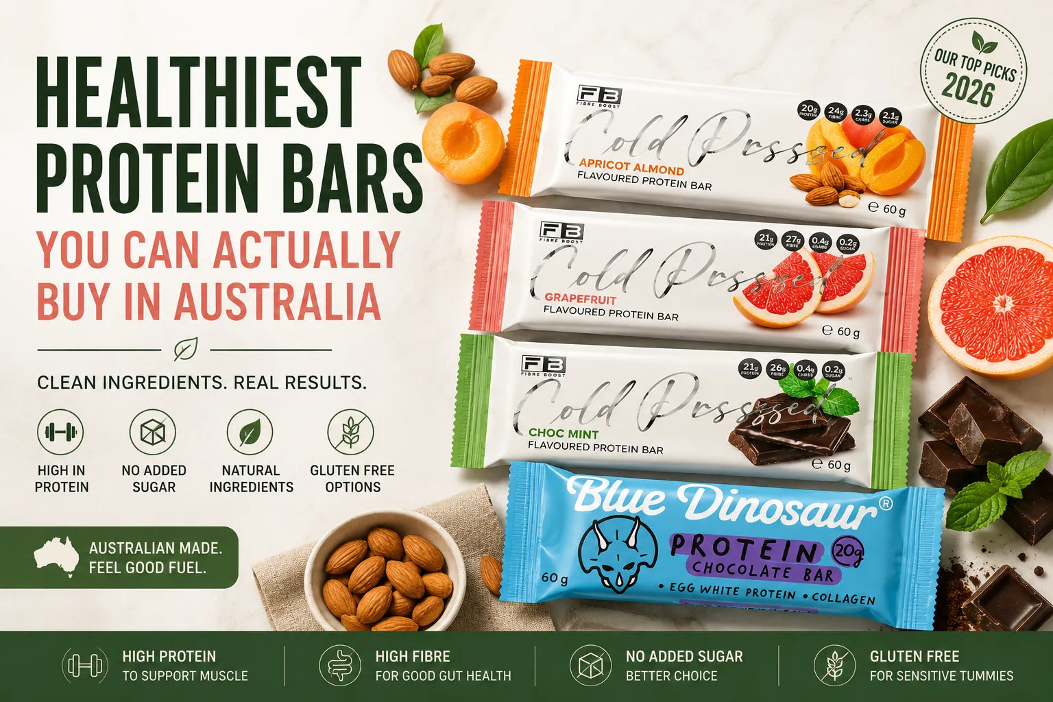 Healthiest Protein Bars You Can Actually Buy in Australia