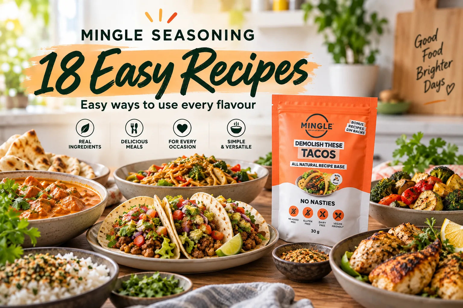 Mingle Seasoning Recipes: 18 Easy Ways to Use Every Flavour