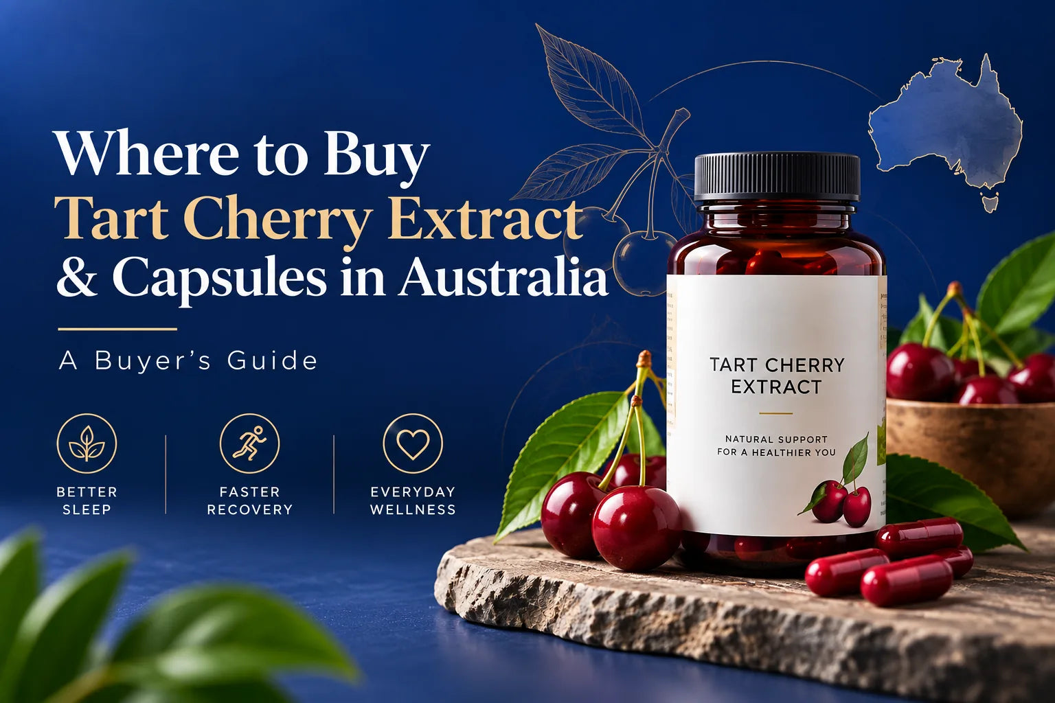 Where to Buy Tart Cherry Extract and Capsules in Australia (2026)