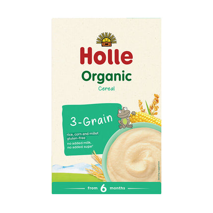 Holle Organic 3-Grain Cereal 250g (Pack of 6)