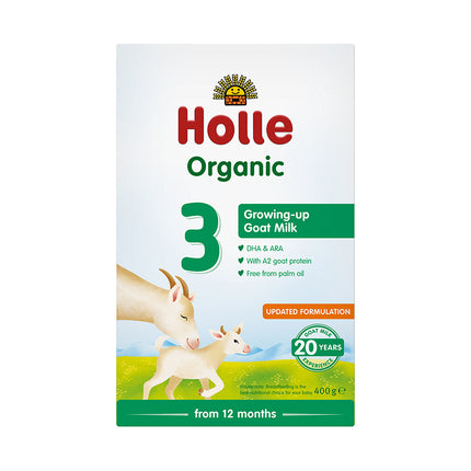 Holle Organic Goat Milk Toddler Formula 3 with DHA 400g (Pack of 5)