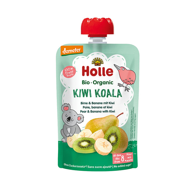 Holle Organic Kiwi Koala - Pear & Banana with Kiwi 100g (Pack of 12)